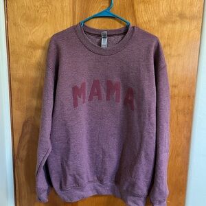 Purple 'MAMA' Sweatshirt